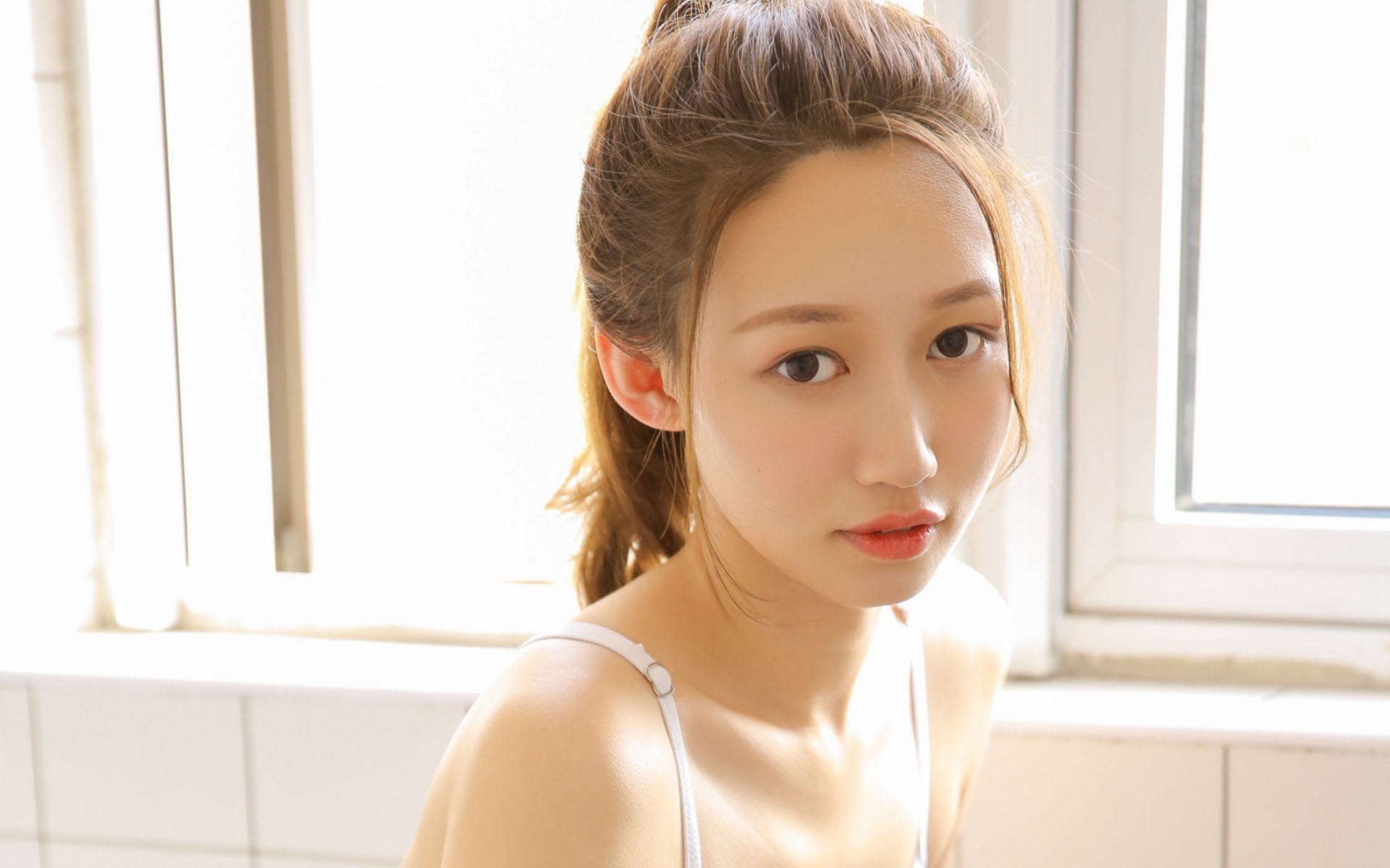 做一个清秀绝俗的美少女