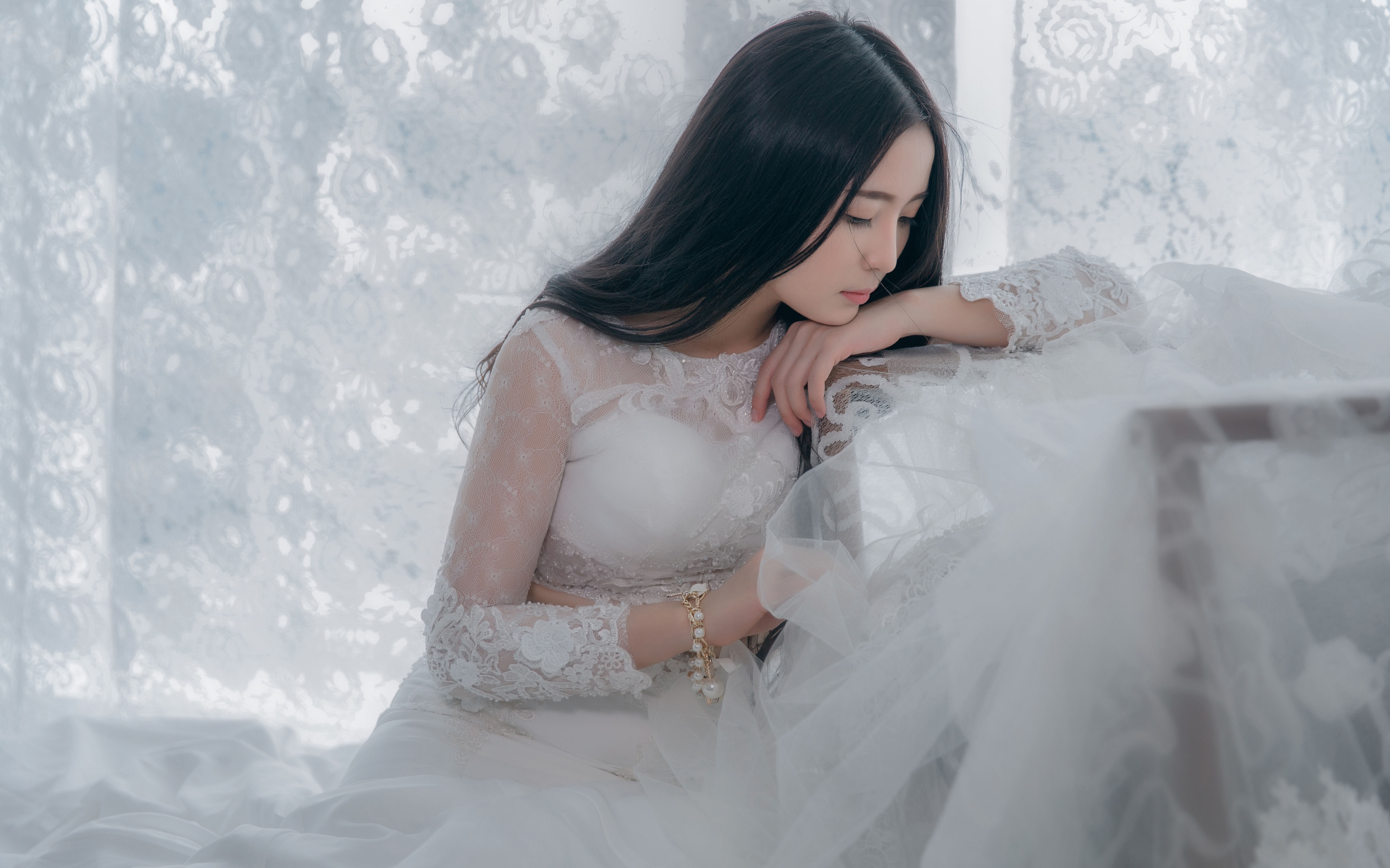 街拍:清新的氧气美女