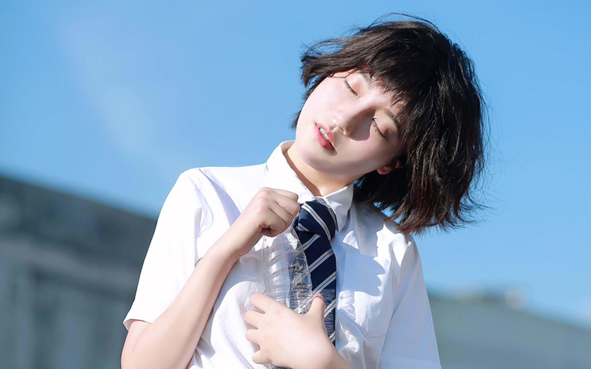 氧气美女青春校园写真