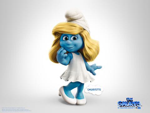 蓝精灵表情壁纸