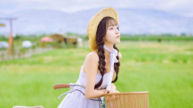 田园小清新美女