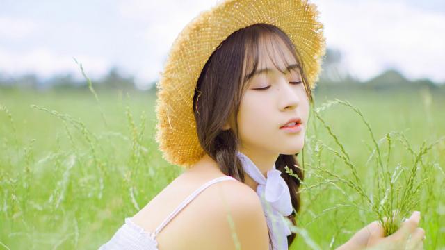 田园小清新美女