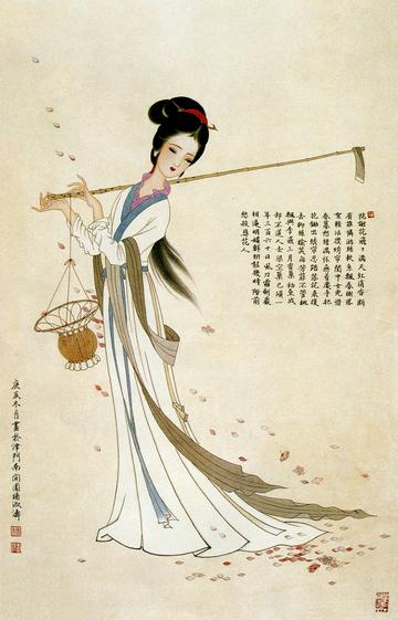 林黛玉工笔画