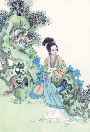 ​古代美女工笔画