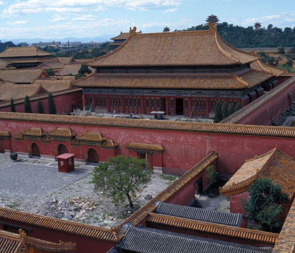 北京的故宫博物馆