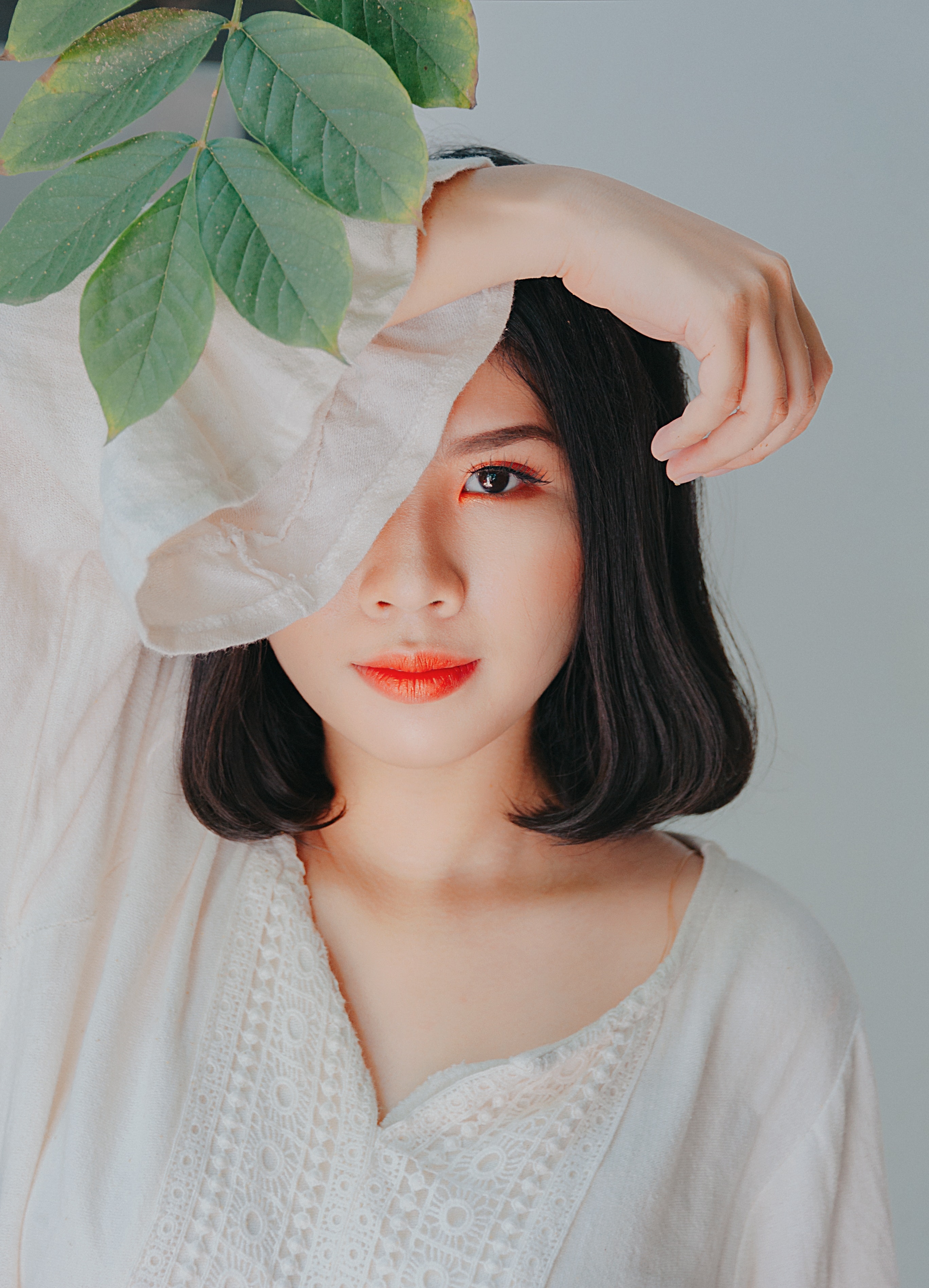 甜美少女的身姿