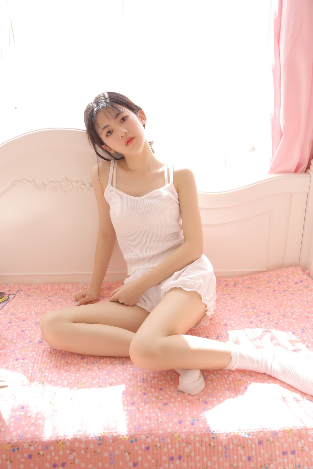 居家清新少女写真