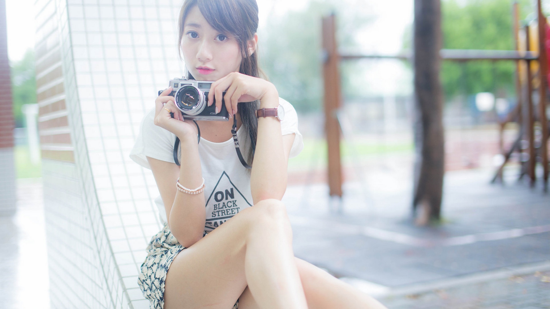 青春学生妹清纯可人写真