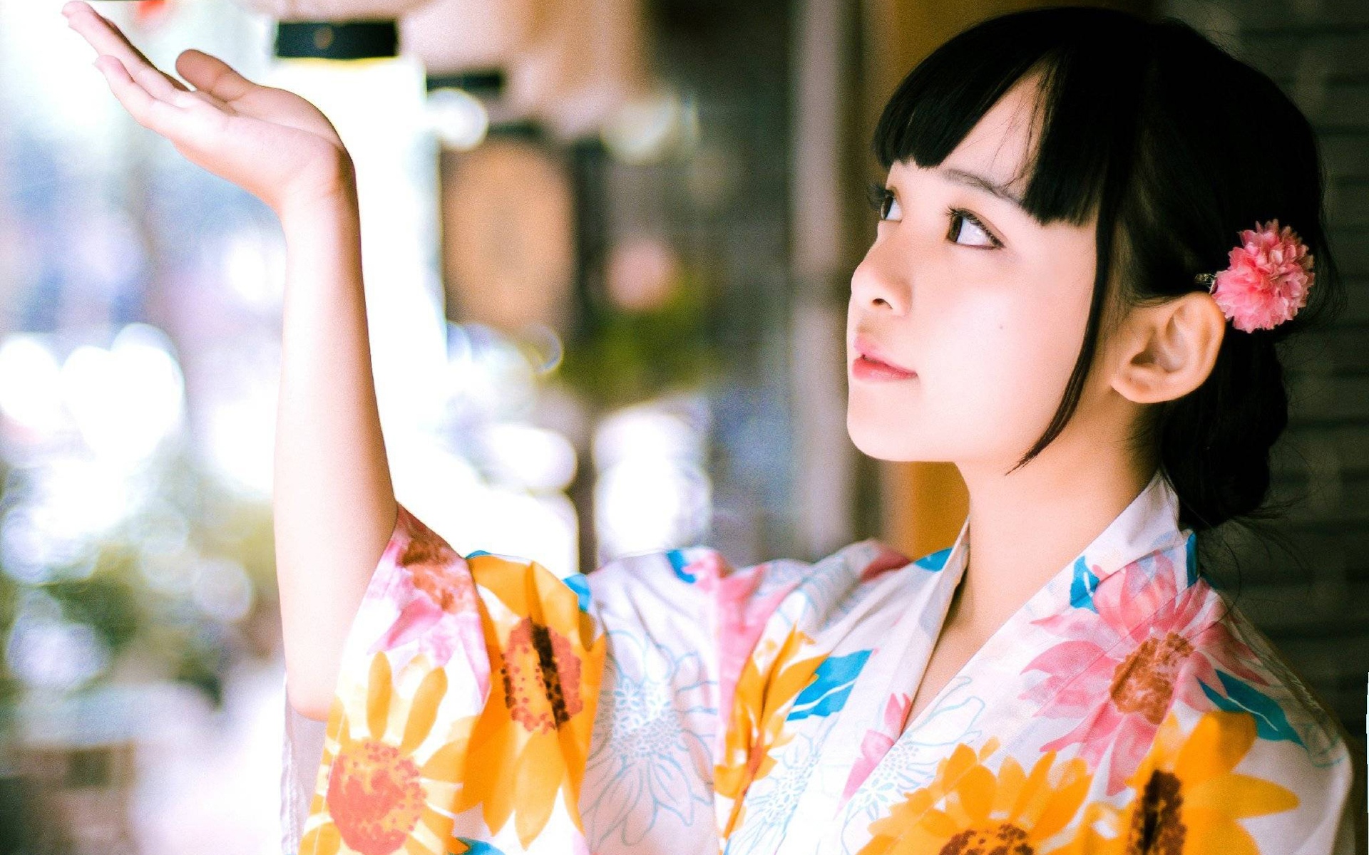 日本和服少女恬静安逸写真