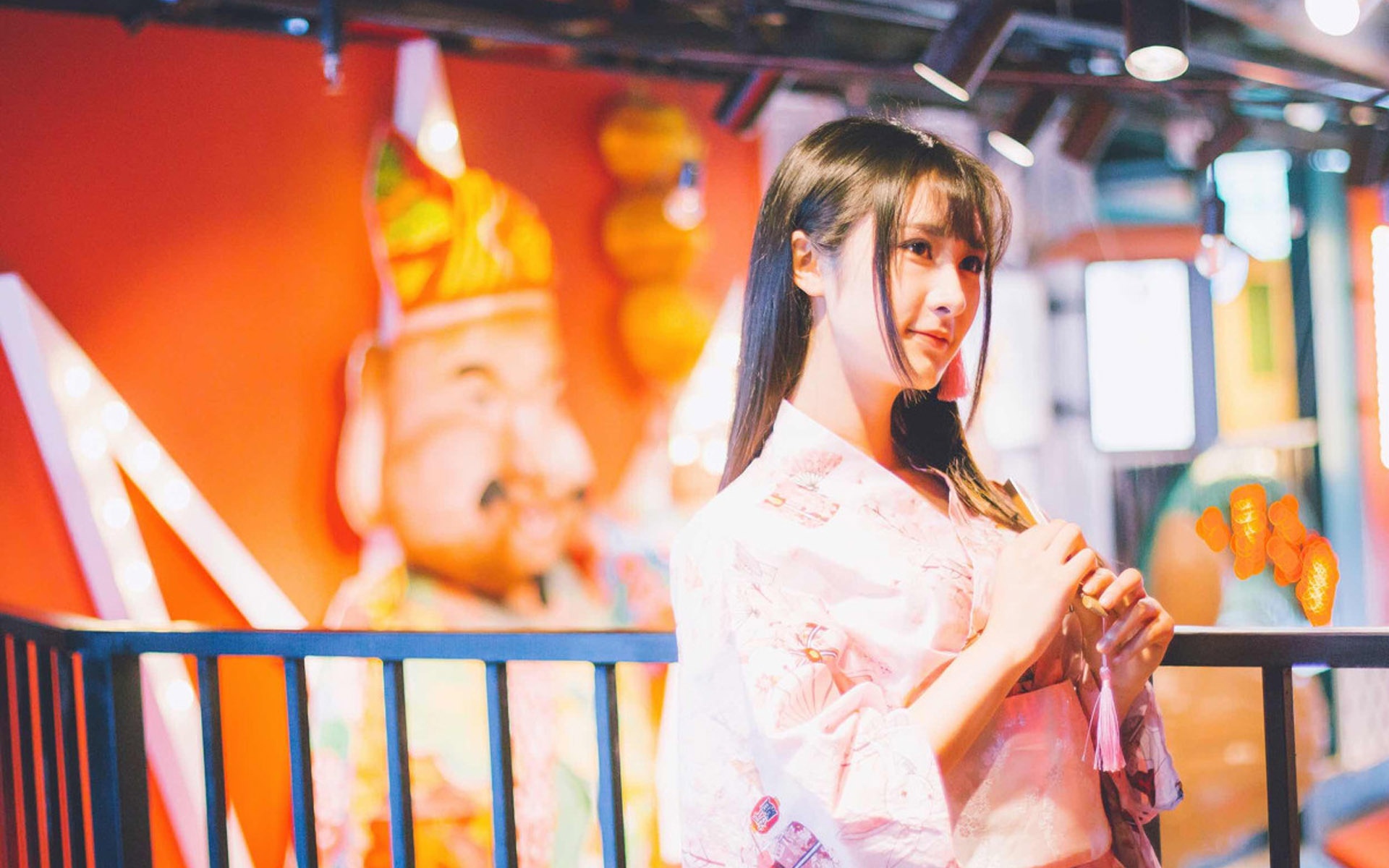 粉嫩养眼和服美女写真