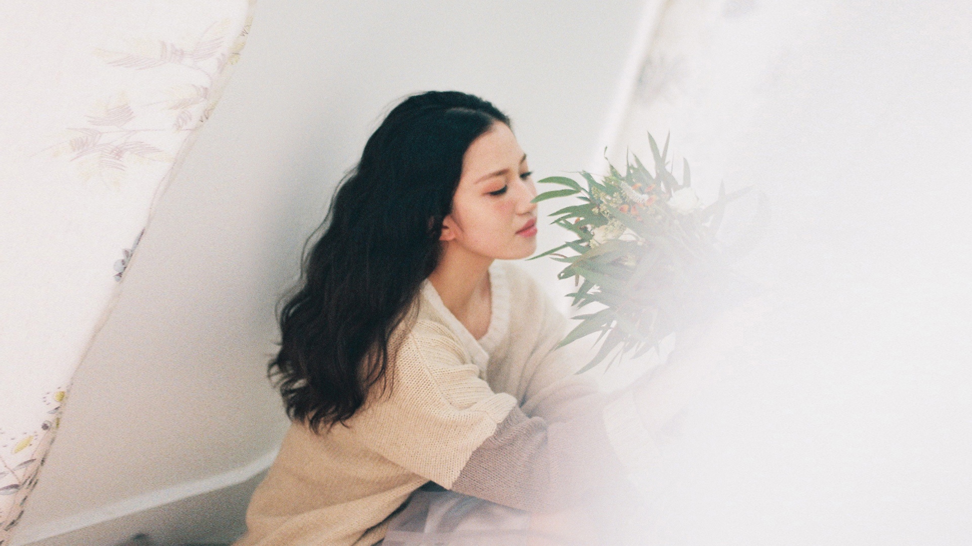 森系美女居家气质写真