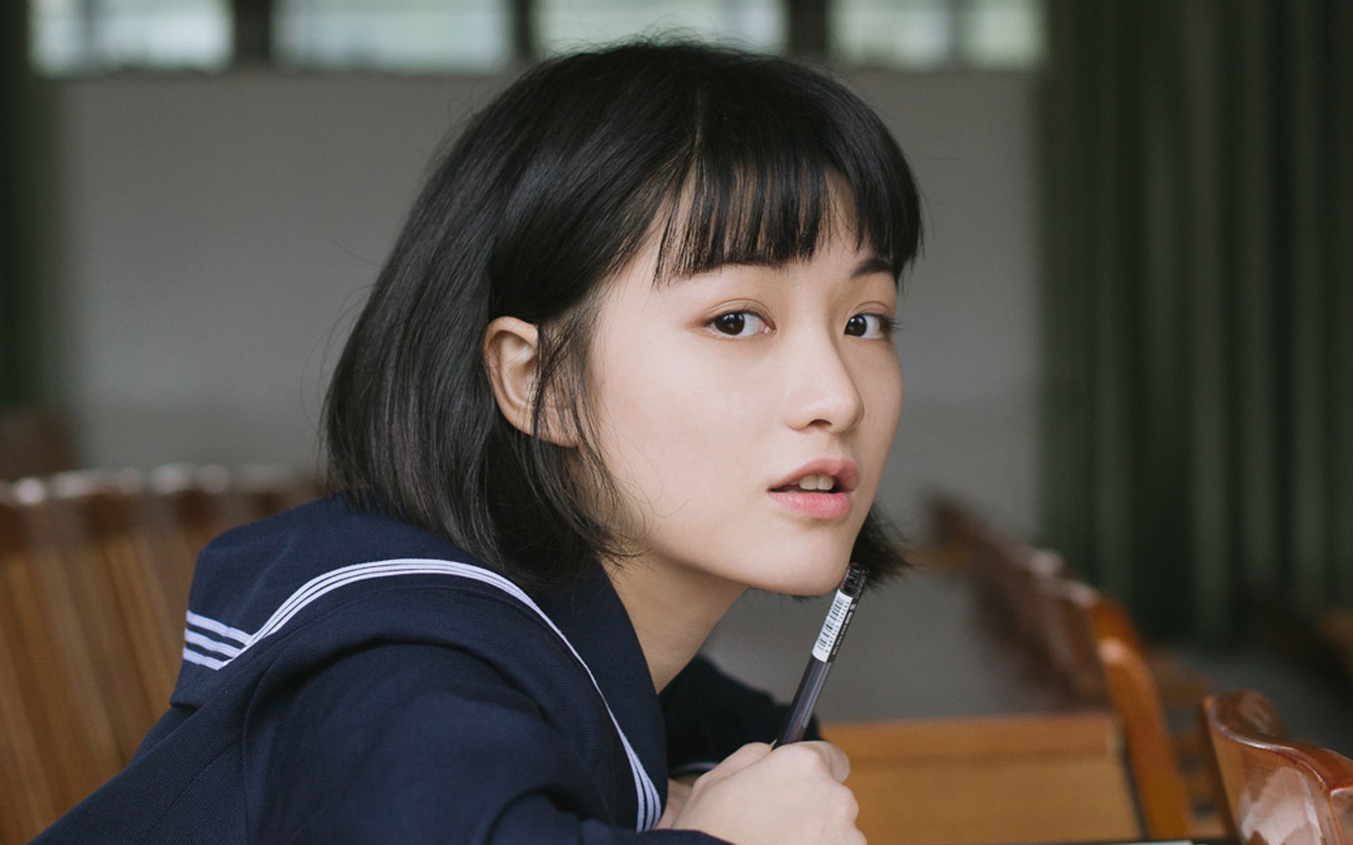 治愈系美女JK制服唯美写真