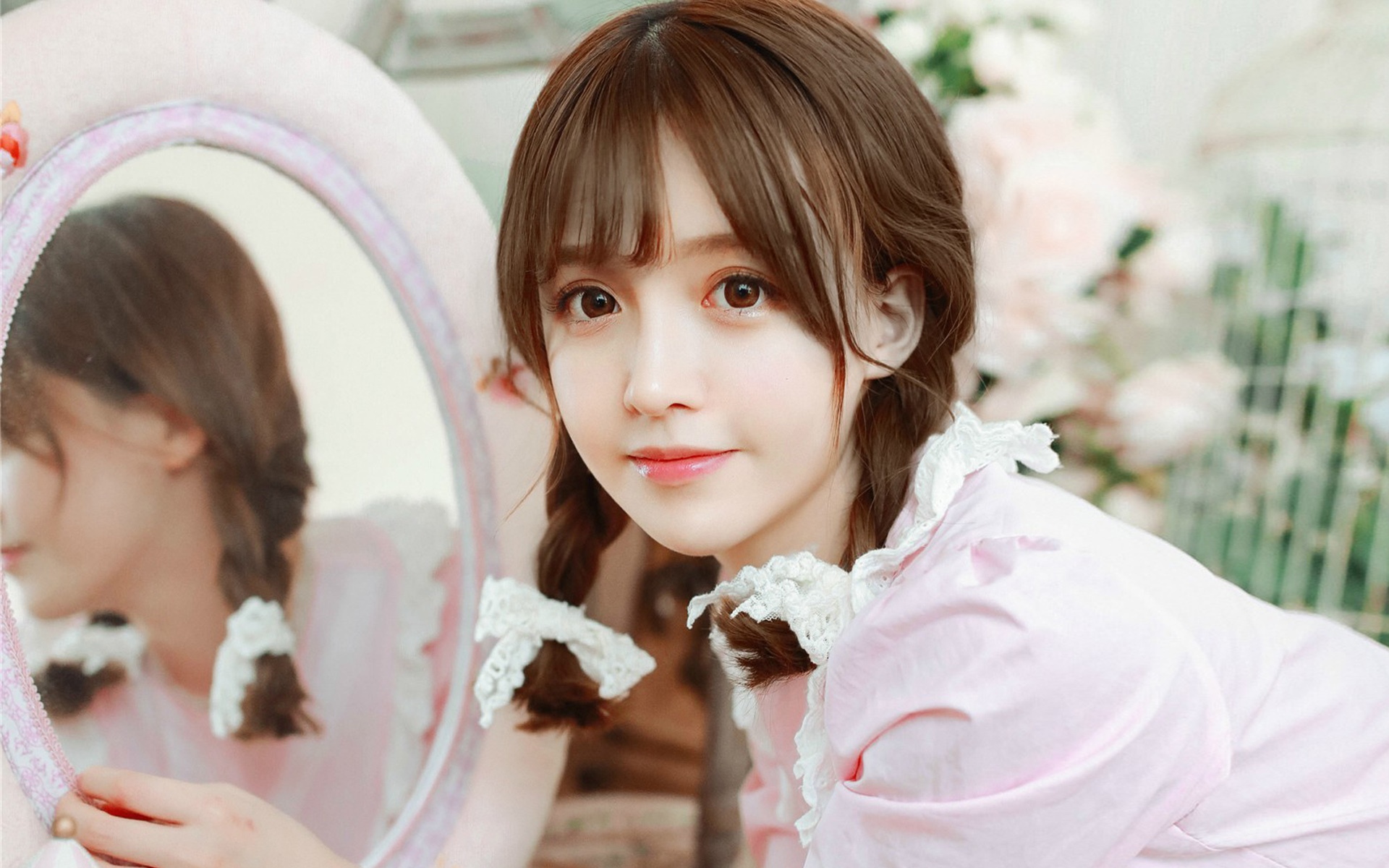 居家美女唯美梦幻写真