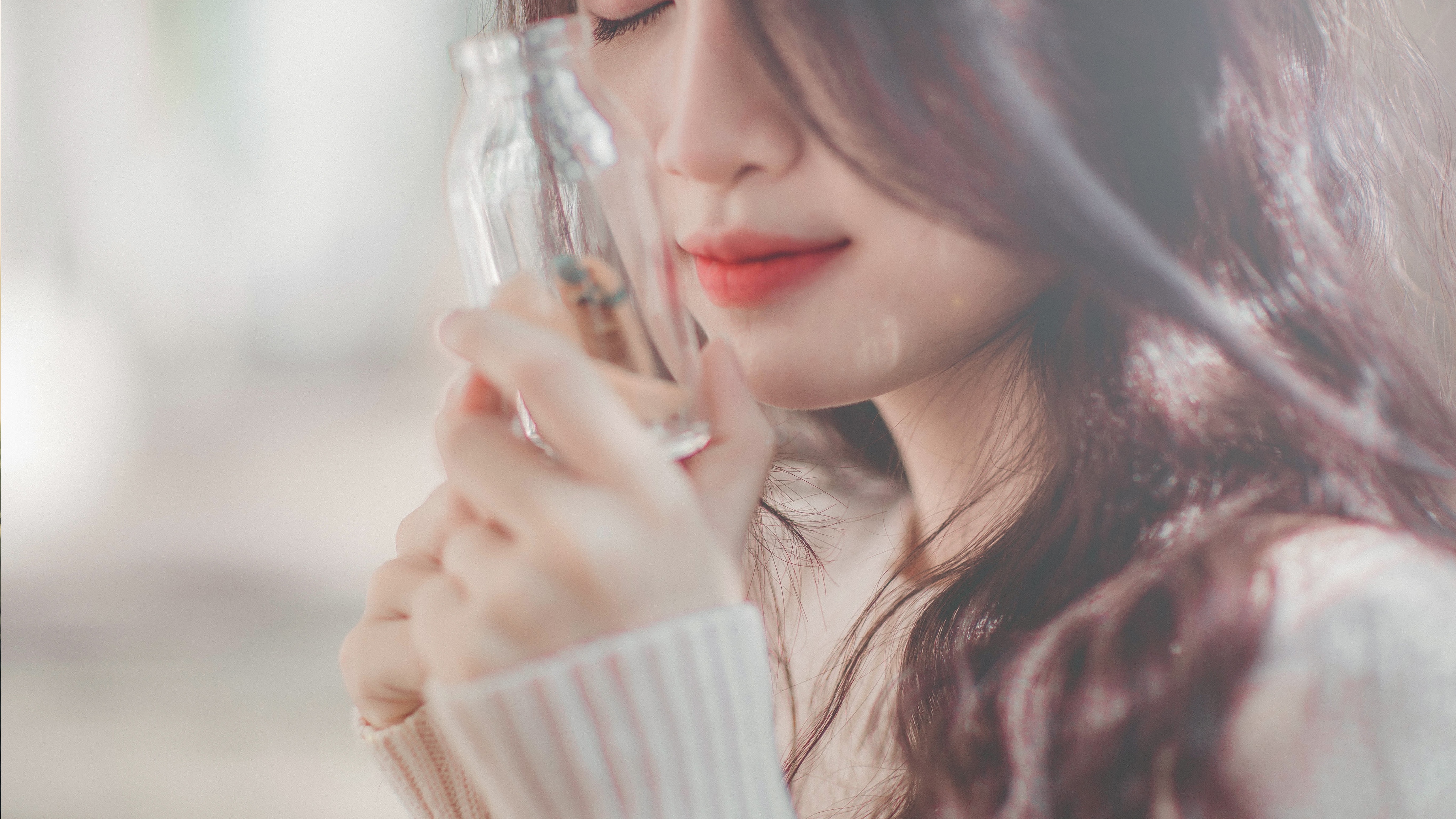 青春靓丽的唯美女生
