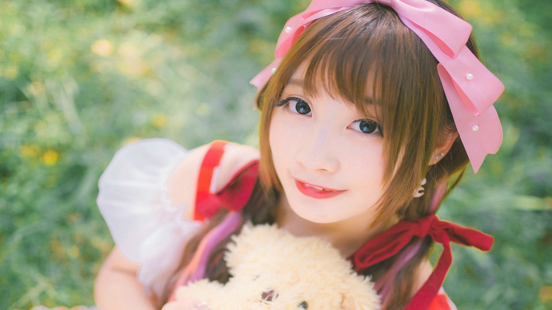 日系美少女户外唯美写真