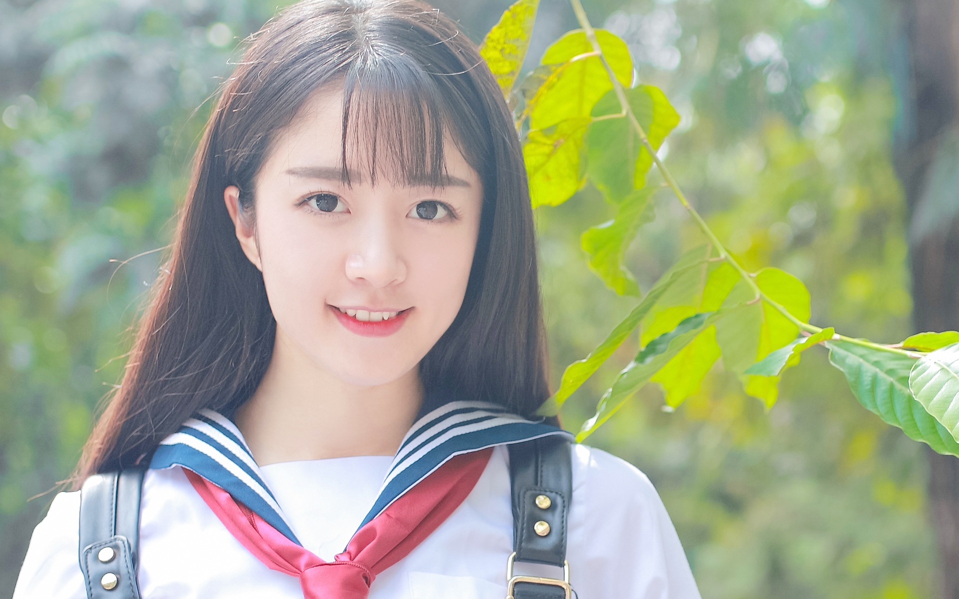 校花美女JK制服清新写真