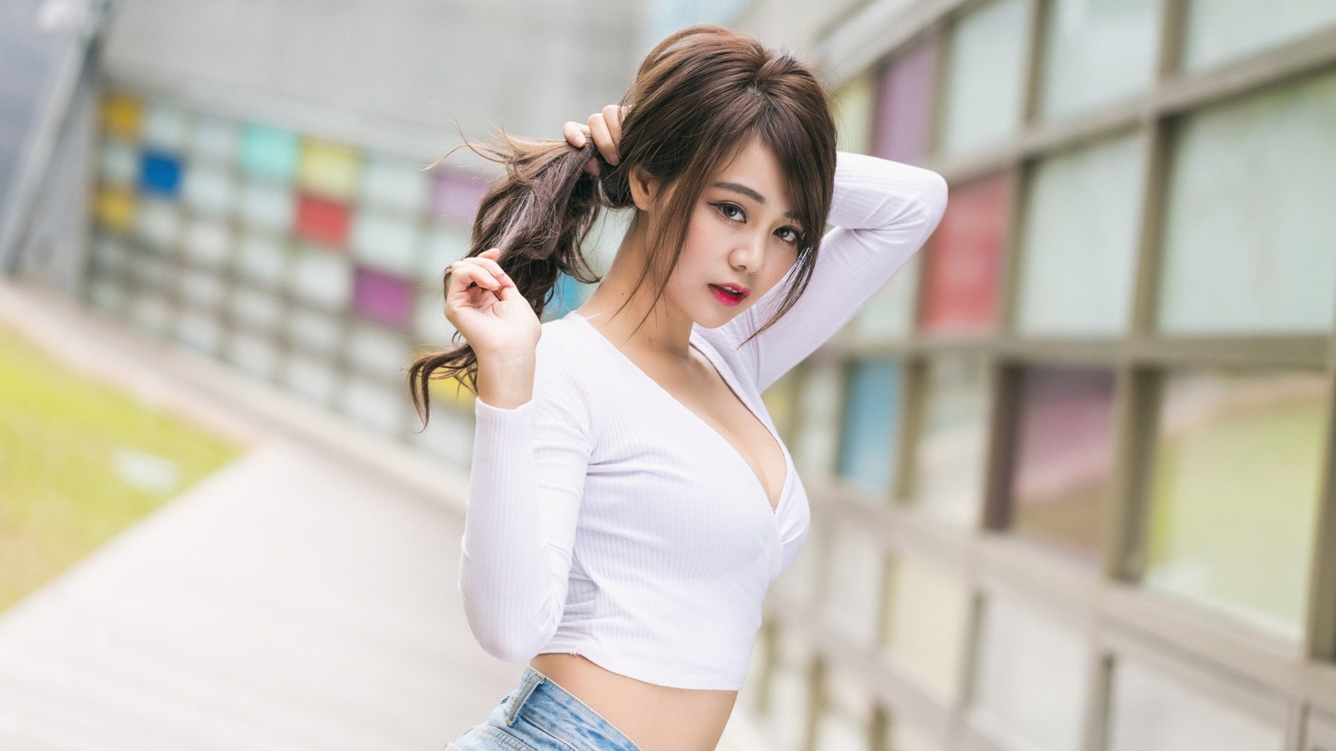 清新温婉可人美女写真