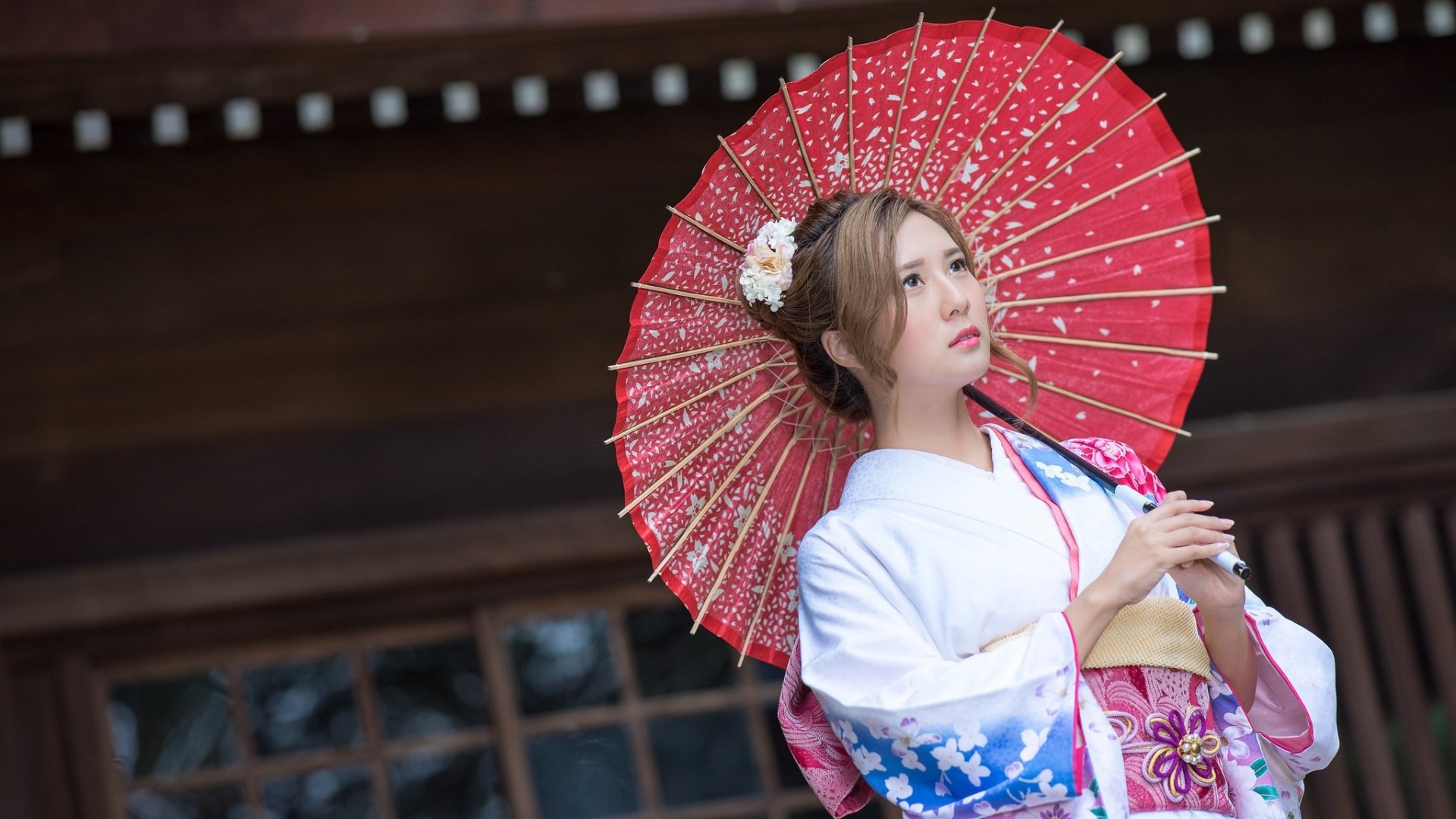 清新简洁的少女和服写真
