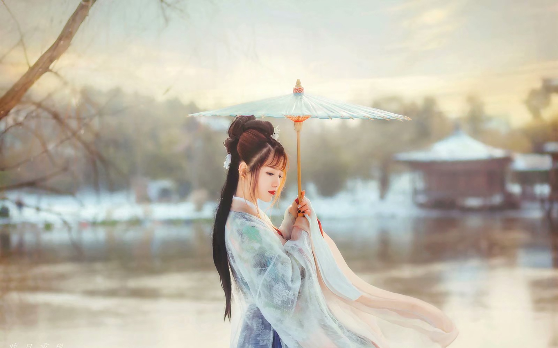 清纯古风美女唯美梦幻写真
