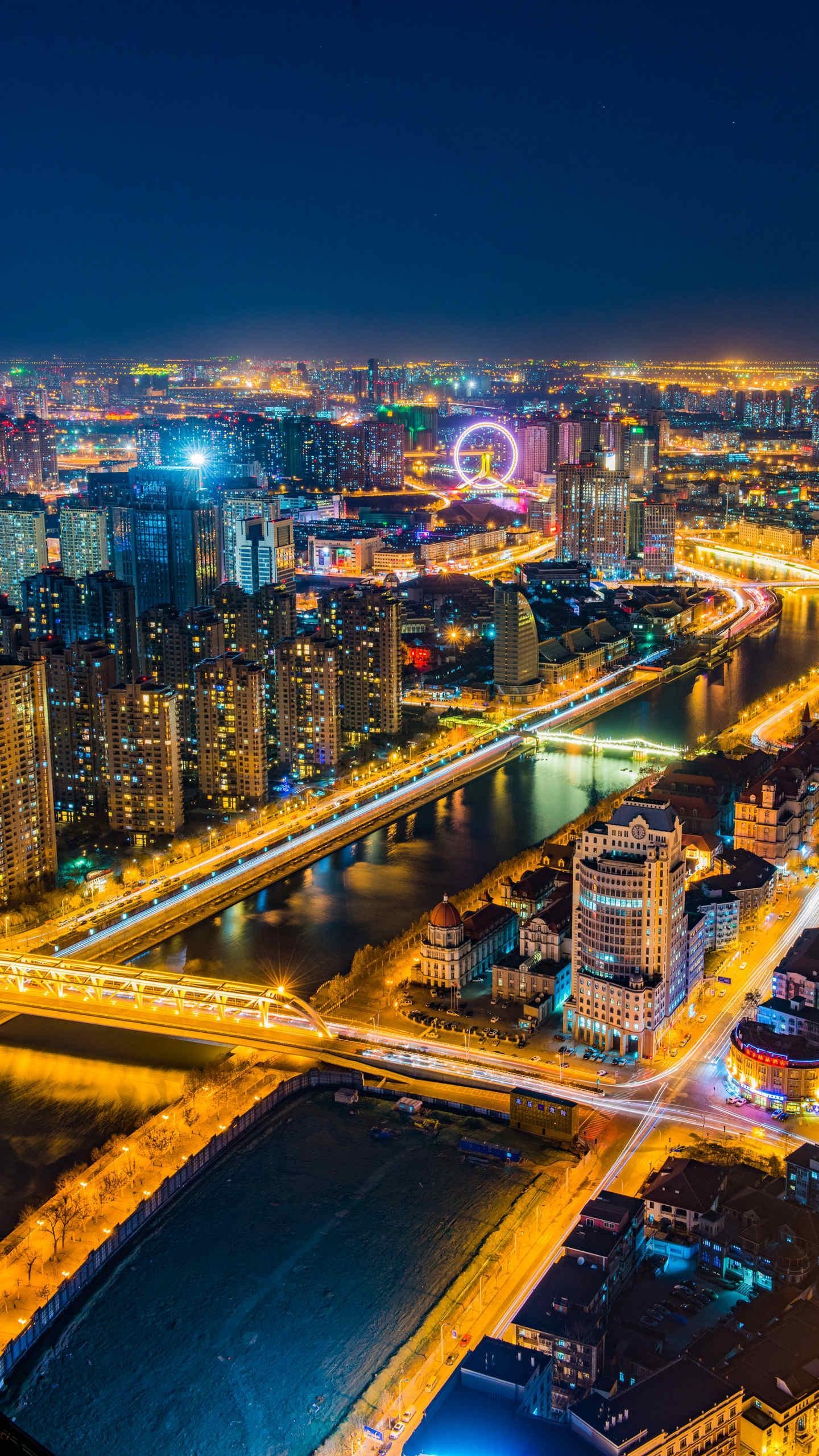 天津美丽的夜景