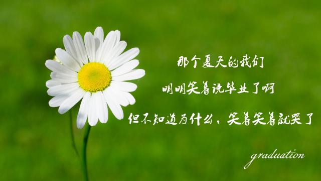 毕业离别的文艺短句子图片