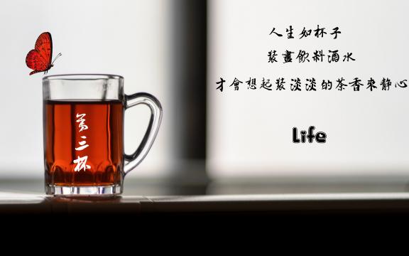 关于人生的四个杯子的说说