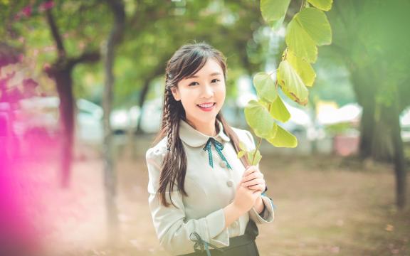 小清新日系美女养眼户外写真