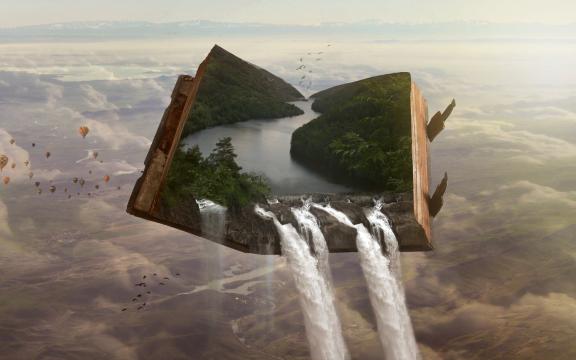 超现实主义的科幻场景