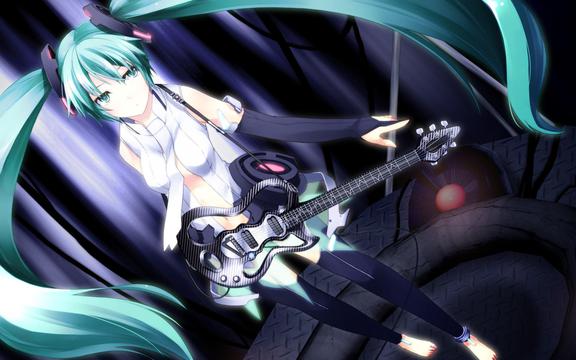 二次元萌妹子初音未来