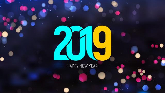 新的一年2019年圣诞节