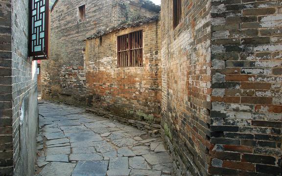 黄姚古镇石板路游记