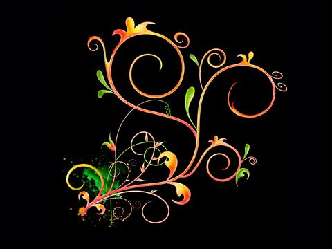精美花纹炫彩效果图【四】