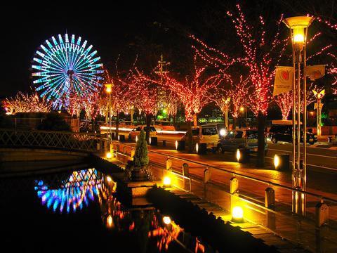 日本神户圣诞之夜