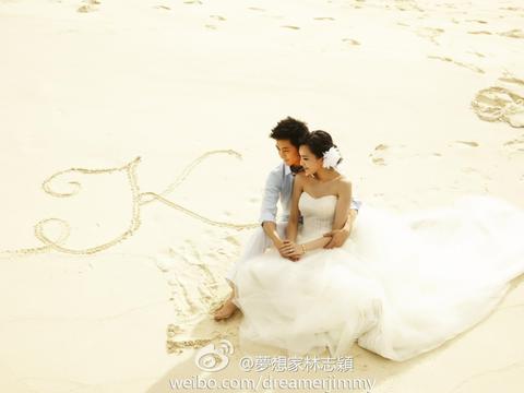 林志颖唯美婚纱照