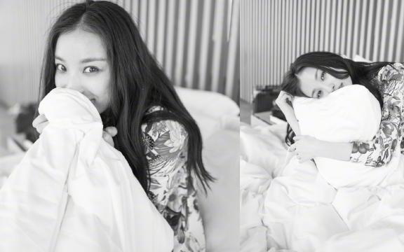 倪妮黑白时尚性感写真