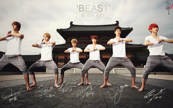 韩国beast组合图片