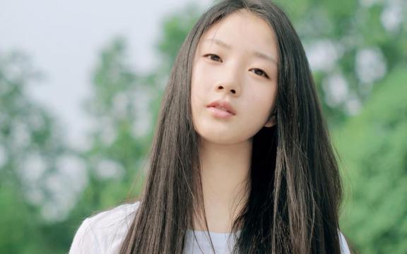 长发单车美少女