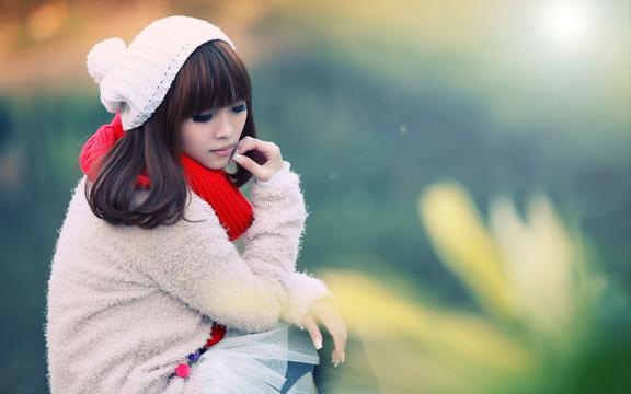 温柔氧气美女