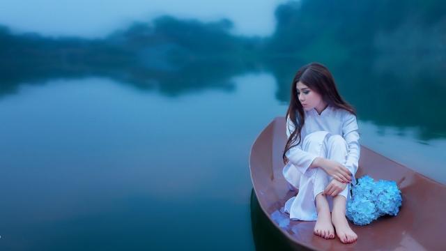 一个女人就是一朵美丽的花