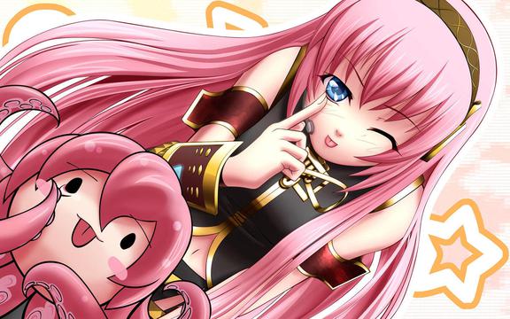 可爱动漫美女巡音露卡