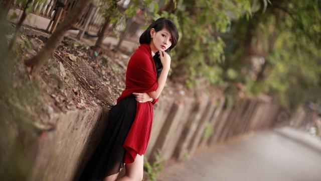 好妩媚的气质美女