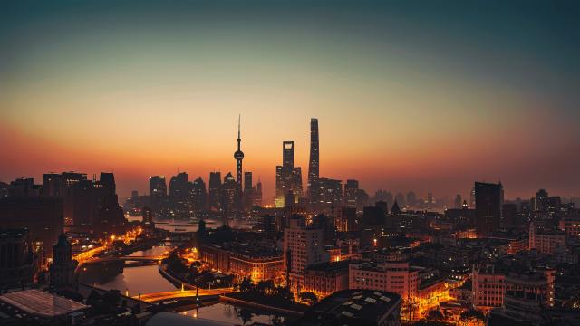 大都市的城市风光