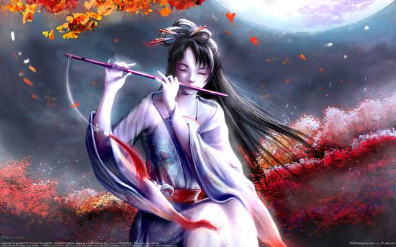 动漫cg美女