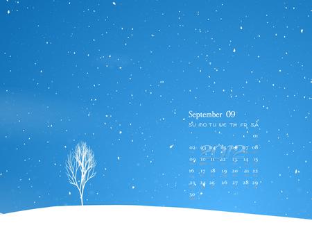 9月月历2012