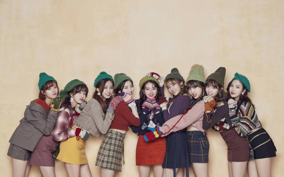 twice韩国女子歌手圣诞节写真