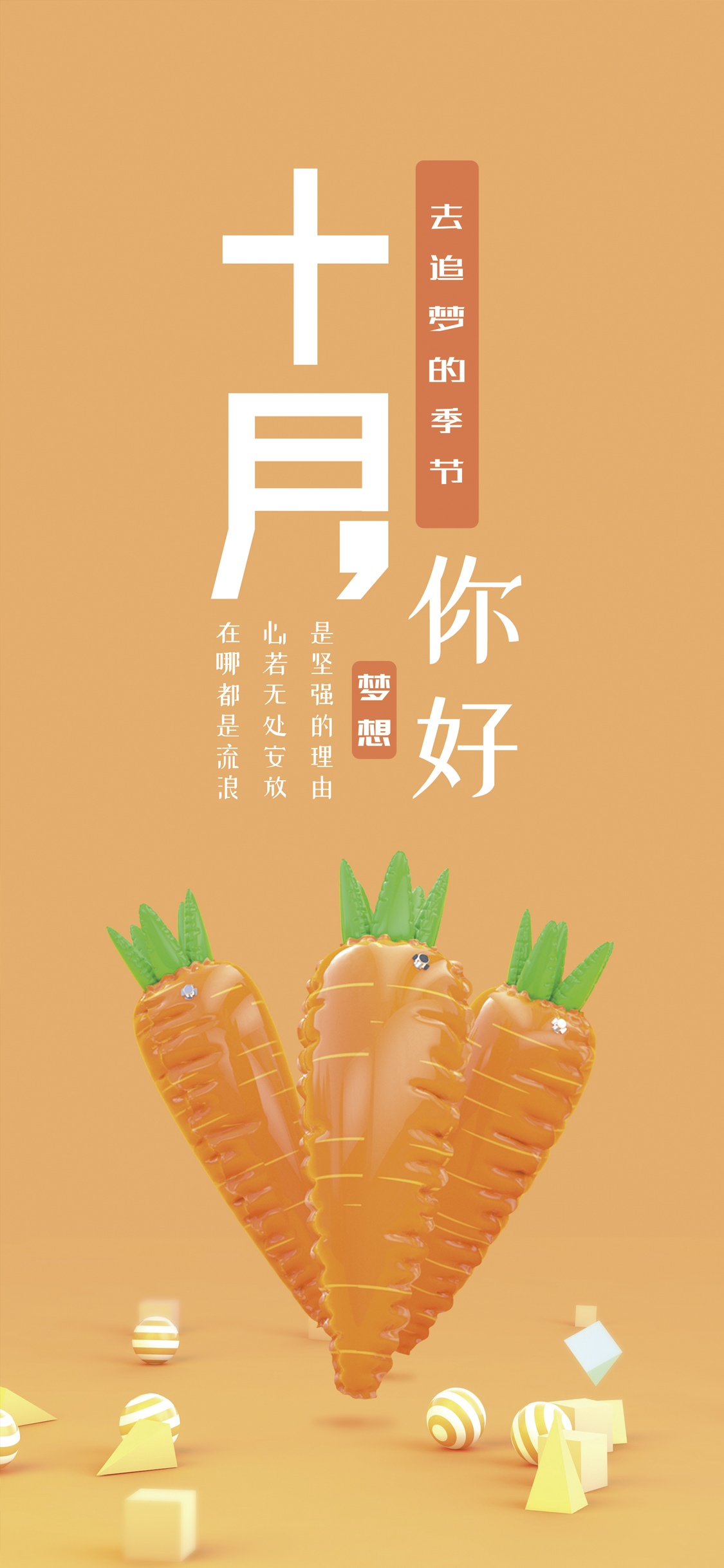 十月你好/去追梦的季节