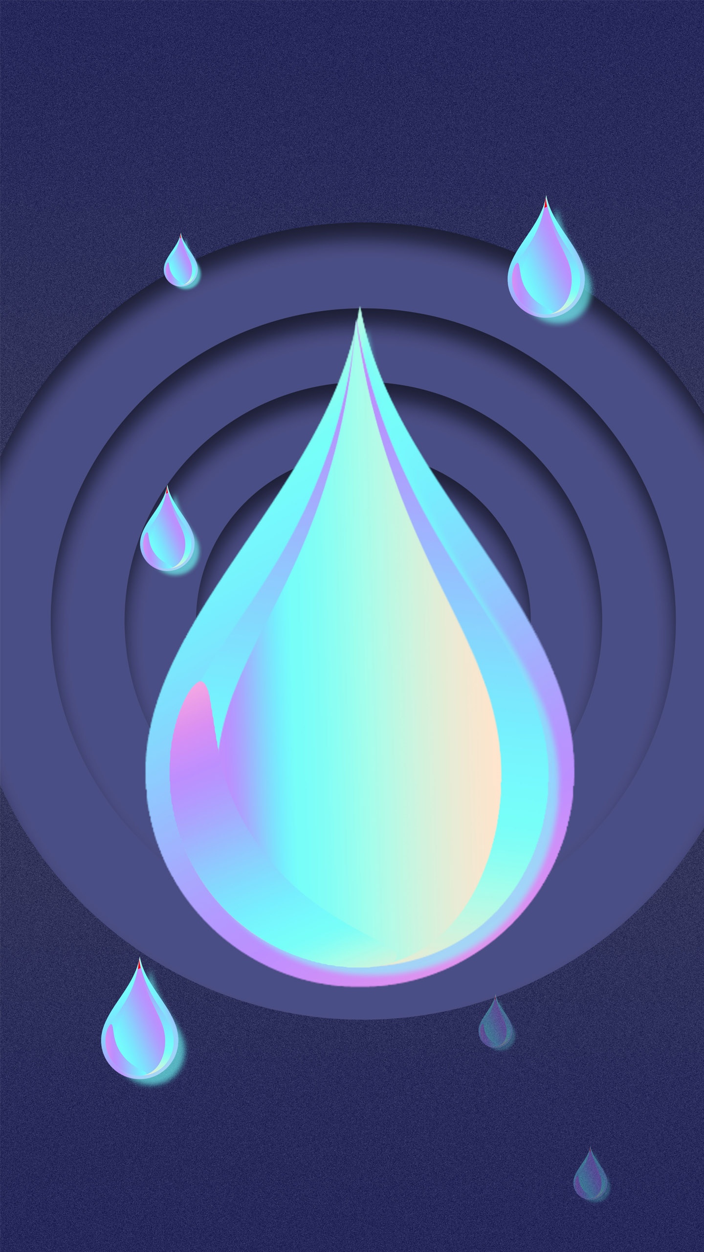 简约渐变世界水日