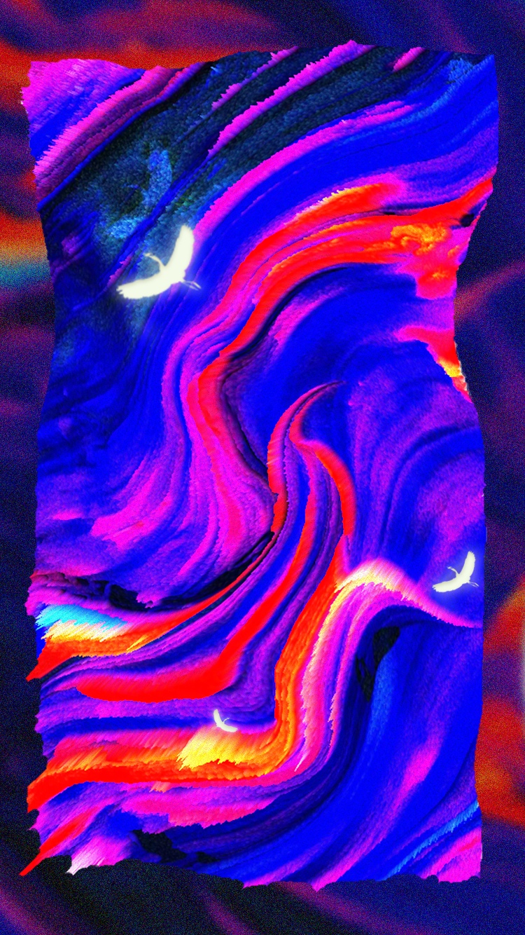 彩色炫酷时光