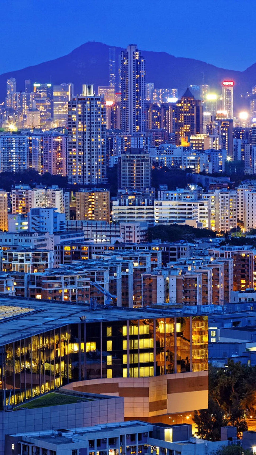 繁华的城市夜景