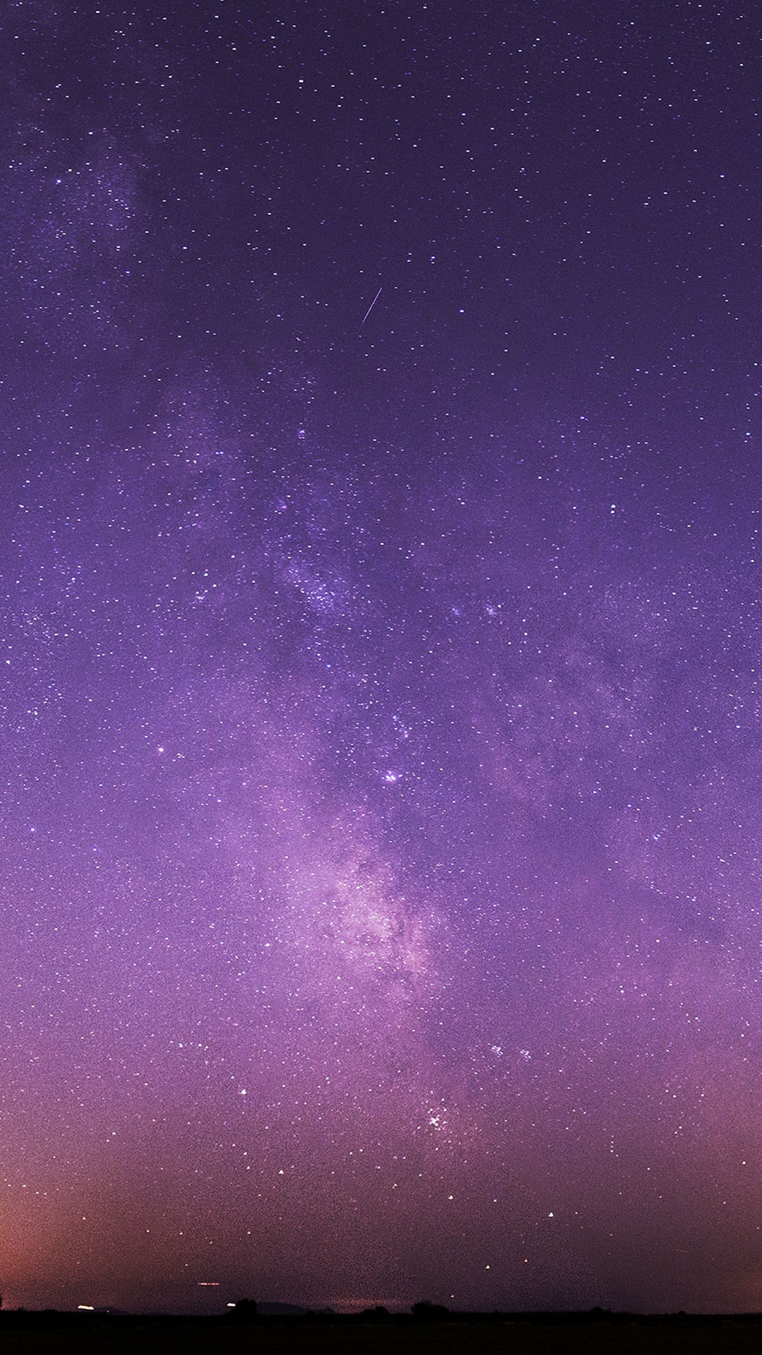 紫色夜空星星银河